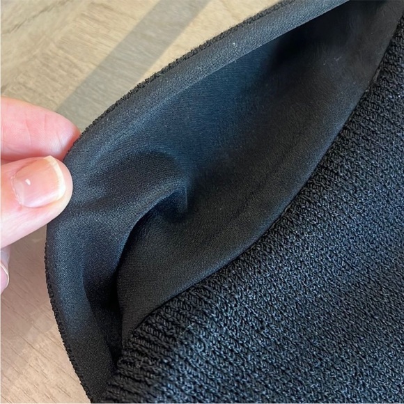 St. John Basics Chic Black Skirt Set with Gold Accents - Picture 9 of 10